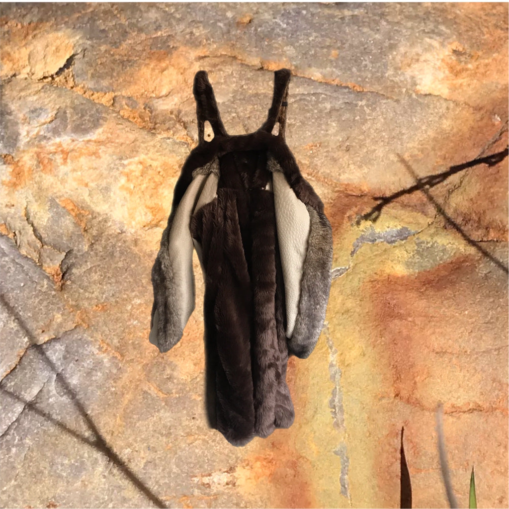 Faux Fur Backpack Coat