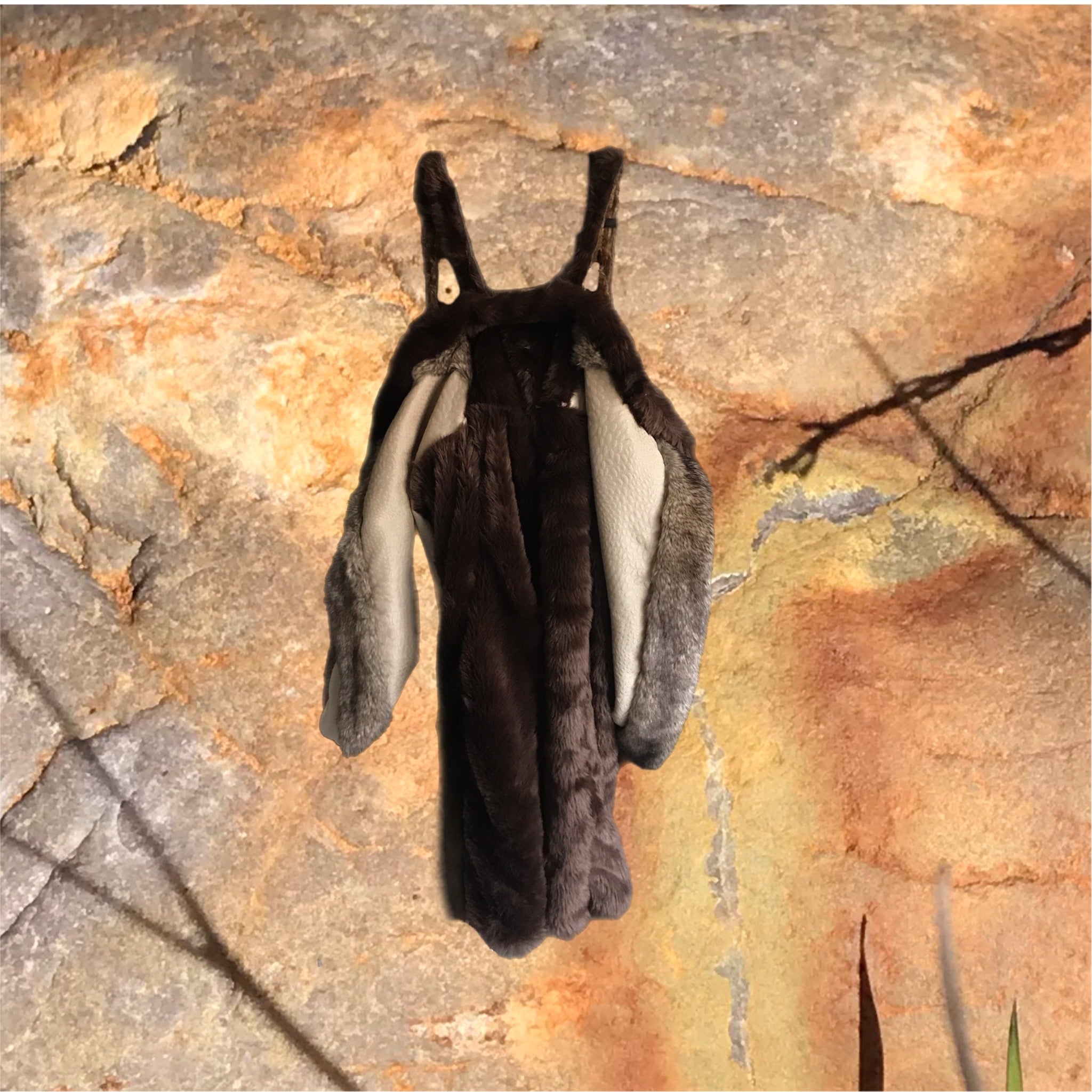 Faux Fur Backpack Coat