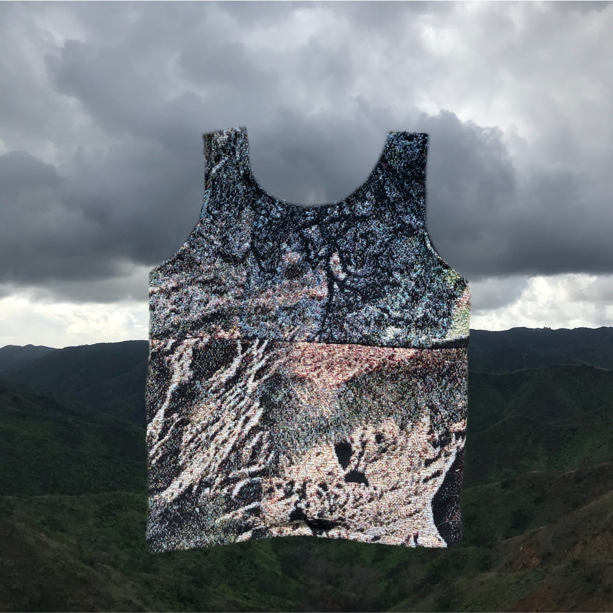 Sandstone Lace Up Tank