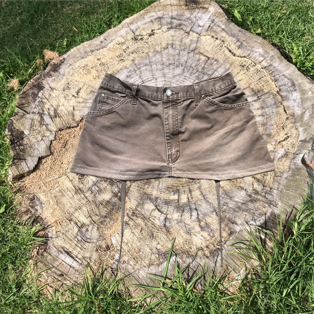 Upcycled Dickies Mini Skirt
