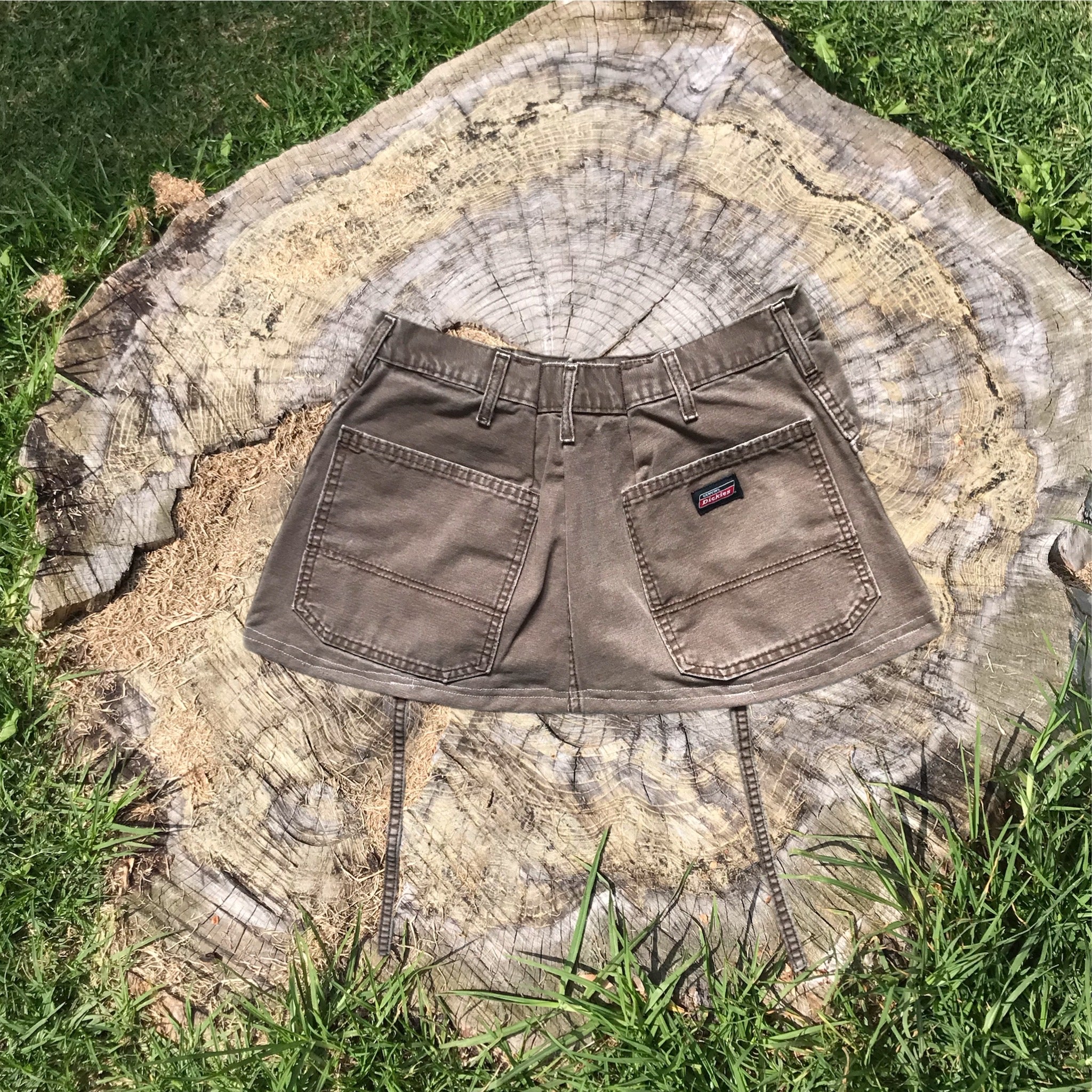 Upcycled Dickies Mini Skirt