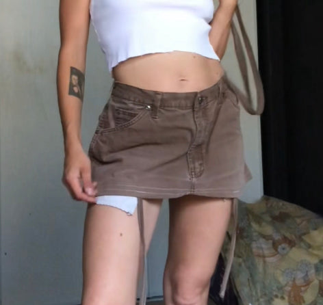 Upcycled Dickies Mini Skirt